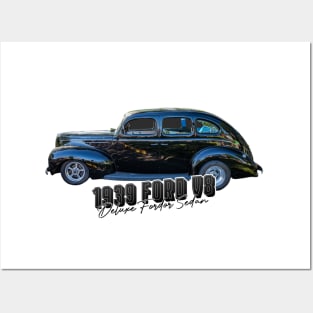 1939 Ford V8 Deluxe Fordor Sedan Posters and Art